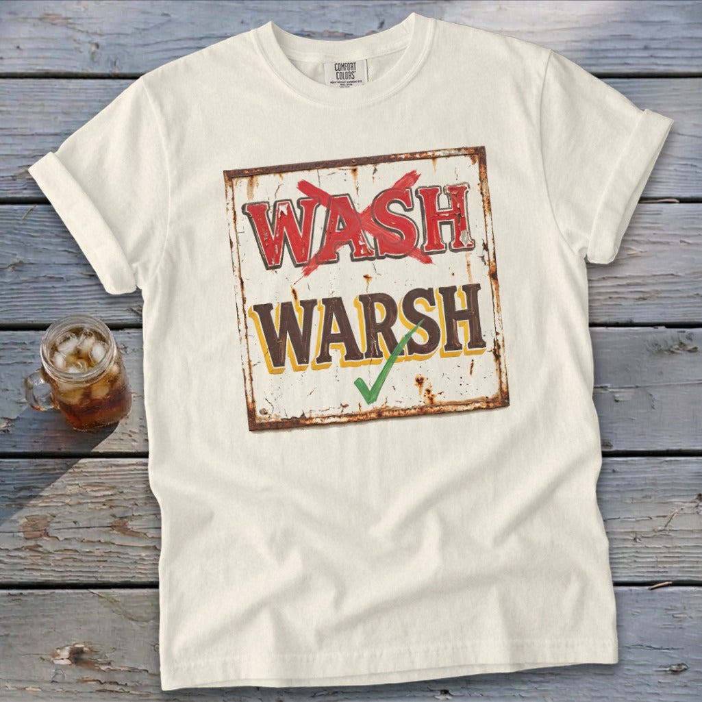 Warsh Signature Tee - Ivory