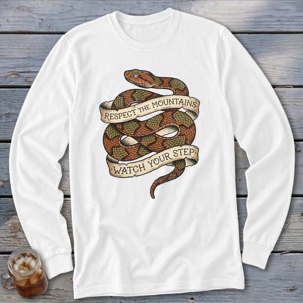 Watch Your Step Long Sleeve Tee