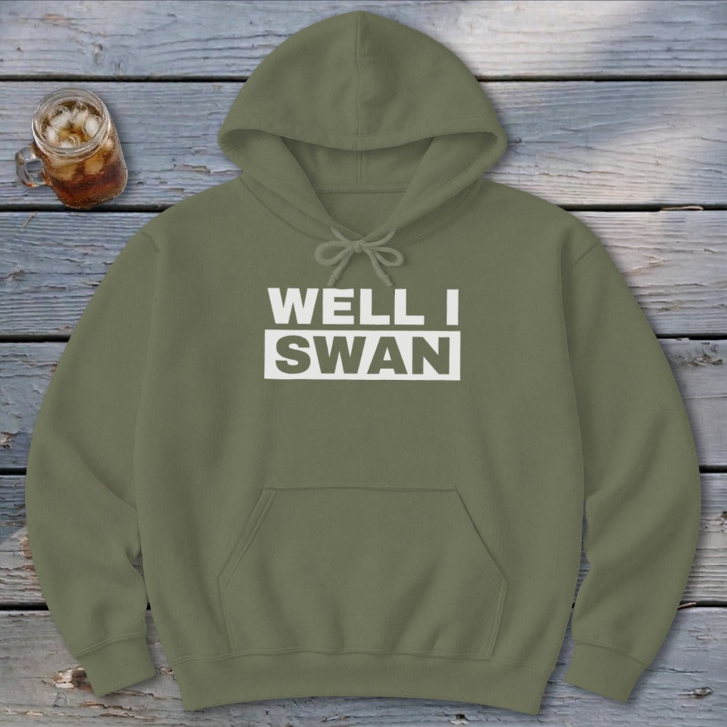 Well I Swan Hoodie