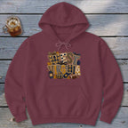 West Virginia Faux Chenille Fall Patch Hoodie