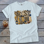 West Virginia Faux Chenille Fall Patch Signature Tee