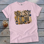 West Virginia Faux Chenille Fall Patch Signature Tee