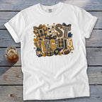 West Virginia Faux Chenille Fall Patch Signature Tee