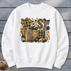 West Virginia Faux Chenille Fall Patch Sweatshirt