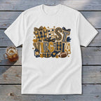 West Virginia Faux Chenille Fall Patch Youth Tee
