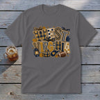 West Virginia Faux Chenille Fall Patch Youth Tee