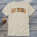 West Virginia Faux Embroidery Letters Classic Tee