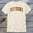 West Virginia Faux Embroidery Letters Classic Tee