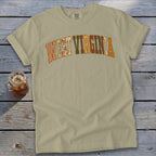 West Virginia Faux Embroidery Letters Signature Tee
