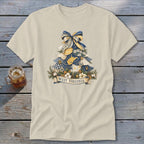 West Virginia Faux Patchwork Christmas Tree Classic Tee