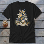 West Virginia Faux Patchwork Christmas Tree Classic Tee