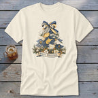 West Virginia Faux Patchwork Christmas Tree Classic Tee