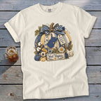 West Virginia Faux Patchwork Pumpkin Signature Tee