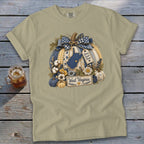 West Virginia Faux Patchwork Pumpkin Signature Tee