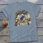 West Virginia Faux Patchwork Pumpkin Signature Tee
