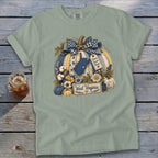 West Virginia Faux Patchwork Pumpkin Signature Tee