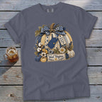 West Virginia Faux Patchwork Pumpkin Signature Tee