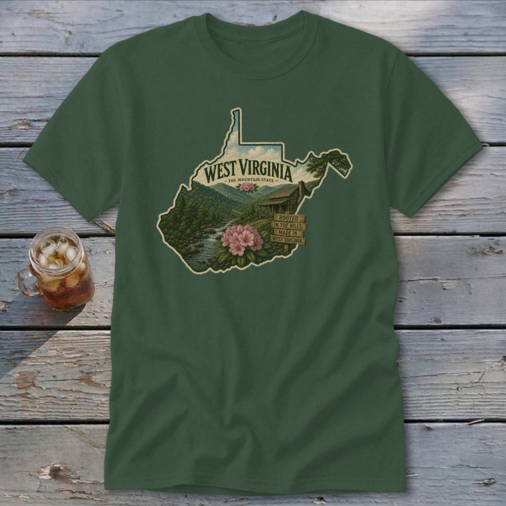 West Virginia Homeplace Scene Classic Tee