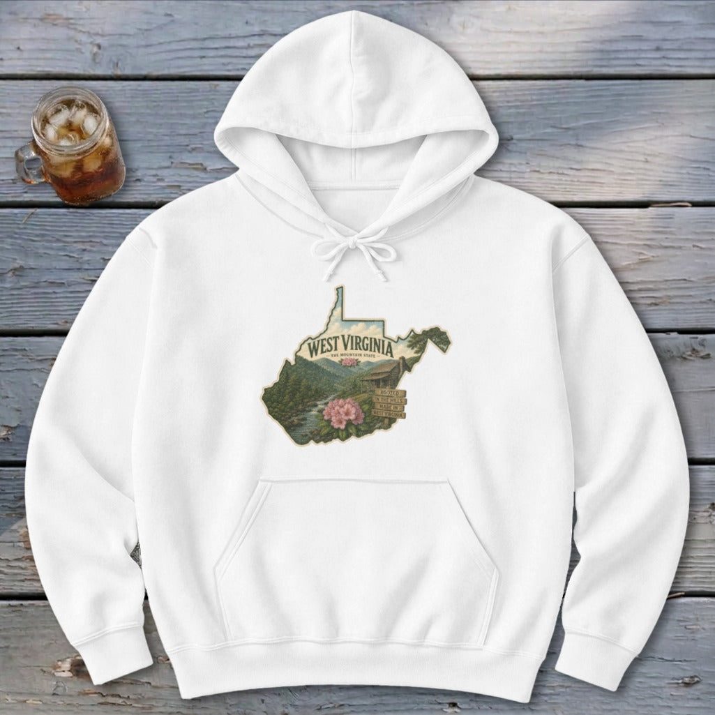 West Virginia Homeplace Scene Hoodie