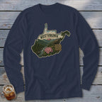 West Virginia Homeplace Scene Long Sleeve Tee