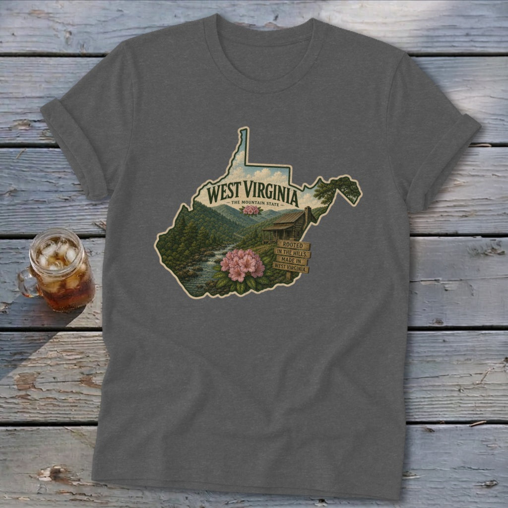 West Virginia Homeplace Scene Softstyle Tee