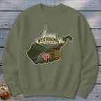 West Virginia Homeplace Scene Sweatshirt