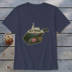West Virginia Homeplace Scene V-neck