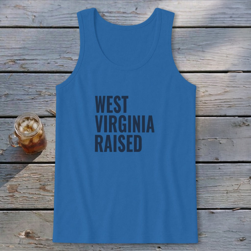 West Virginia Raised Tank Top