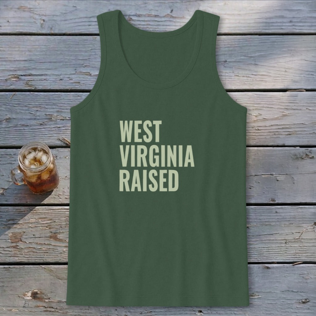 West Virginia Raised Tank Top