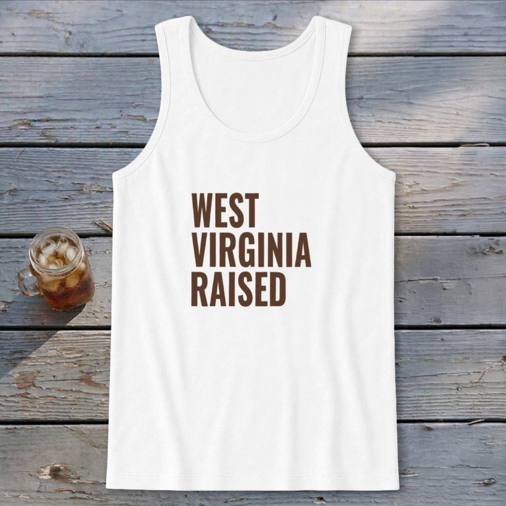 West Virginia Raised Tank Top