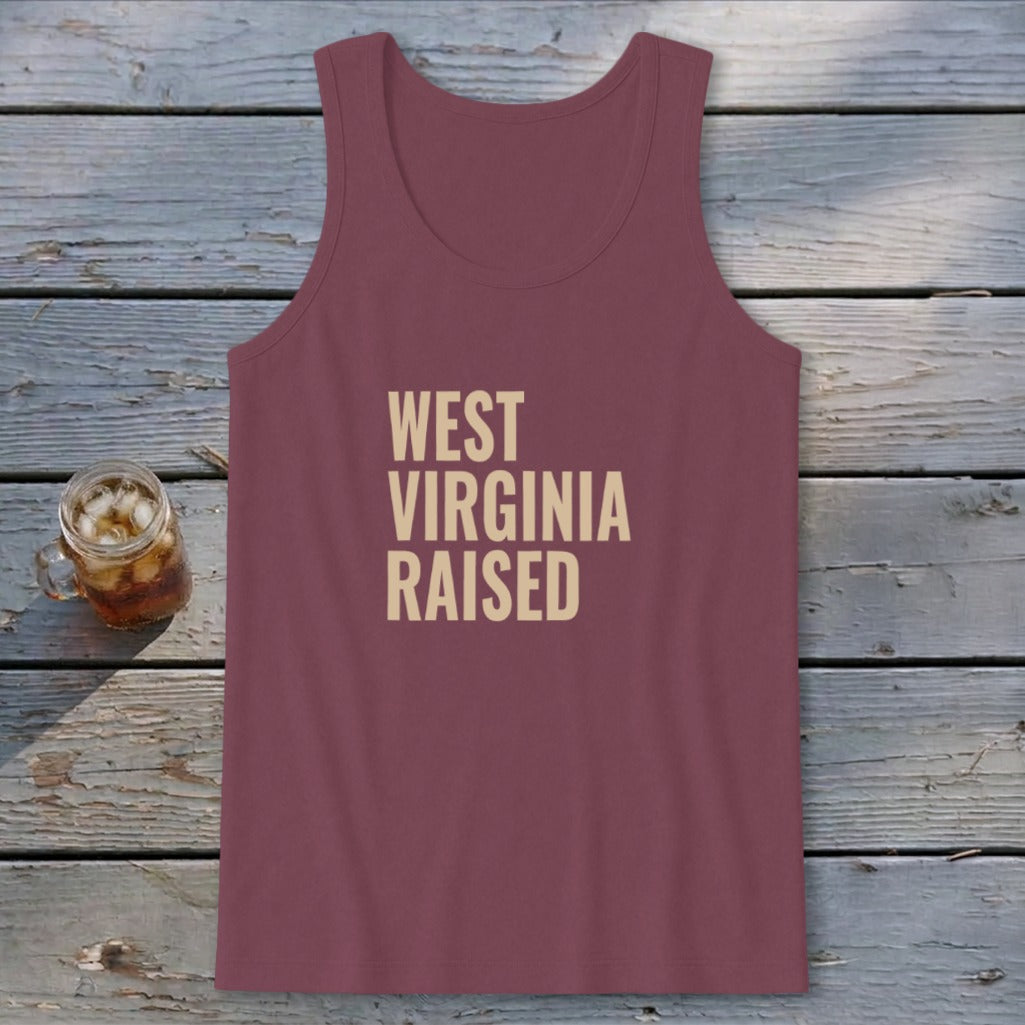West Virginia Raised Tank Top