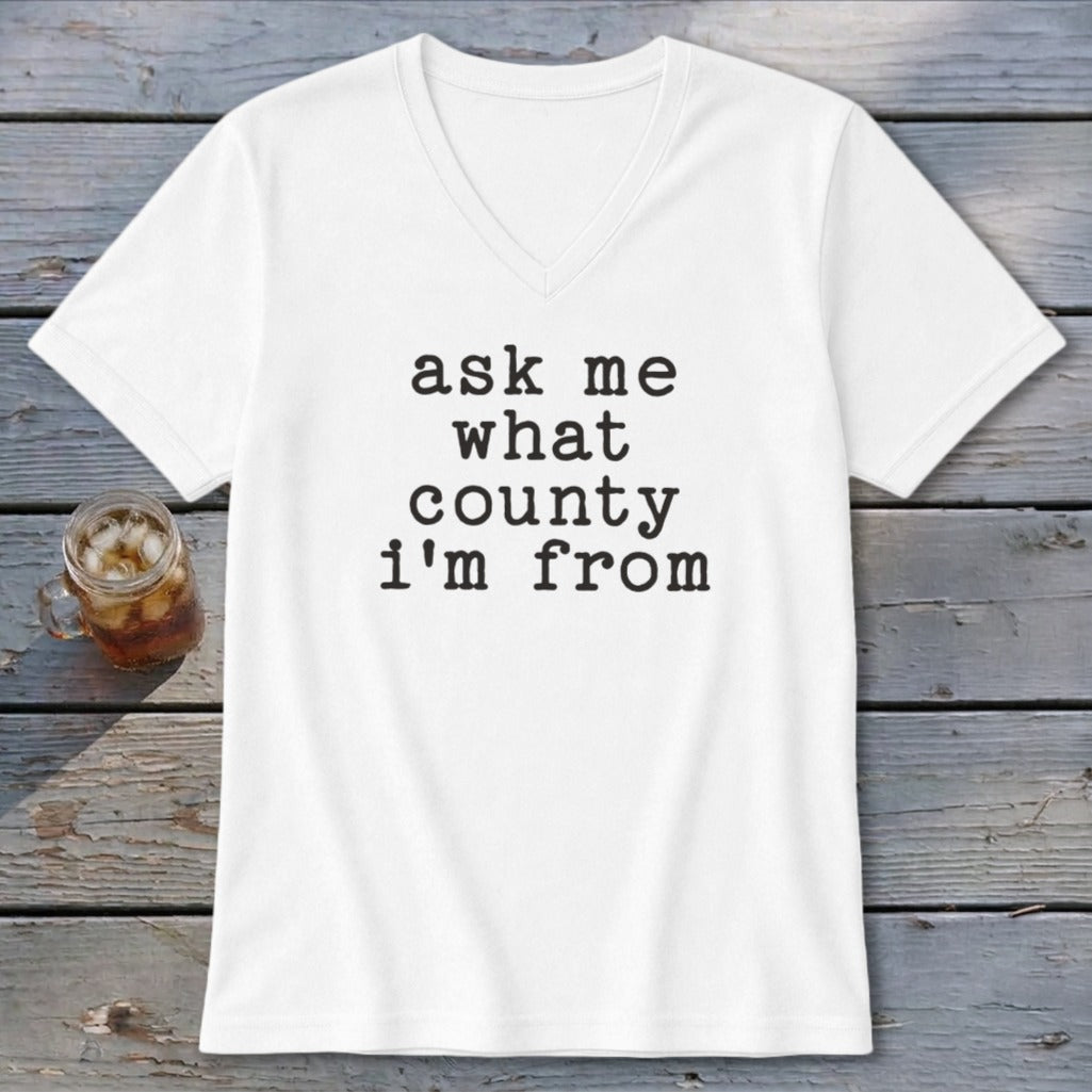 What County V-neck