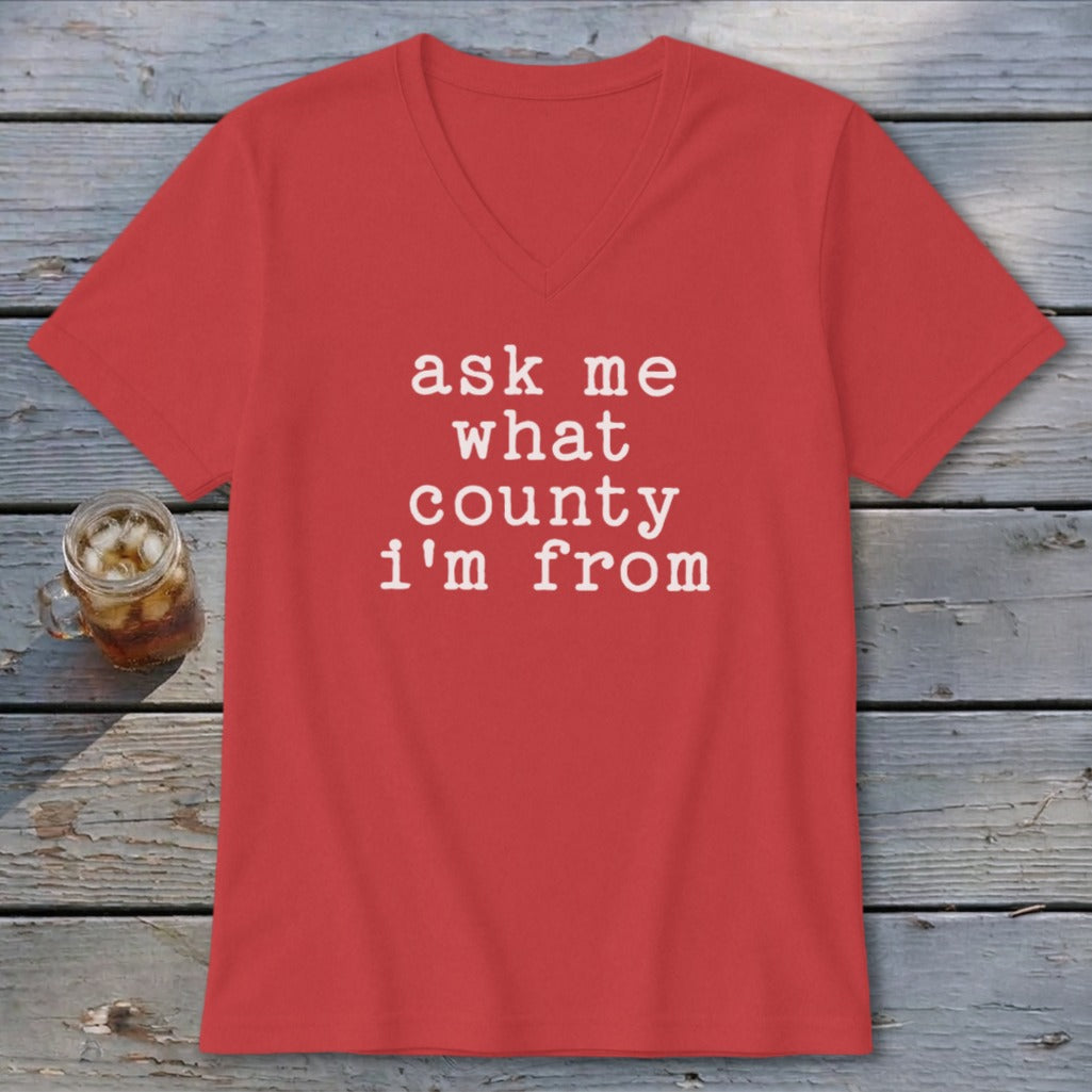 What County V-neck