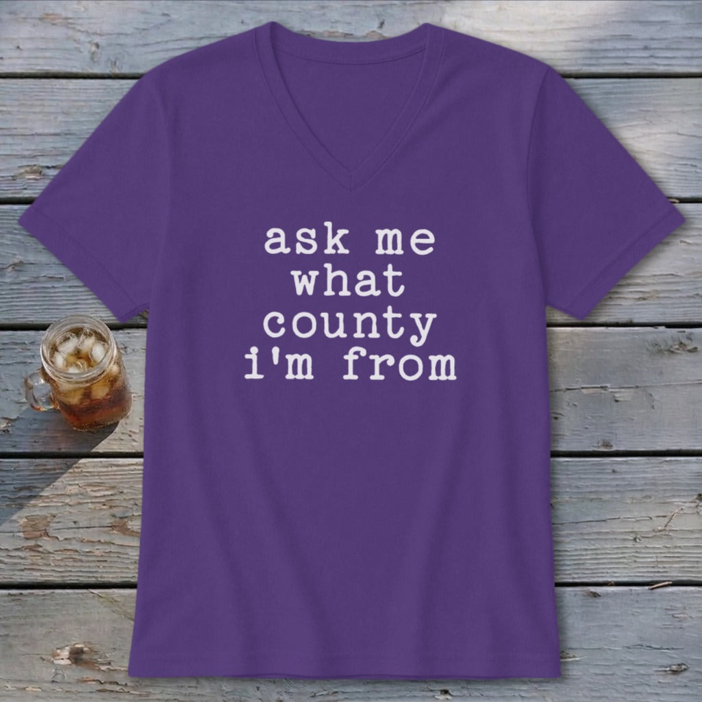 What County V-neck
