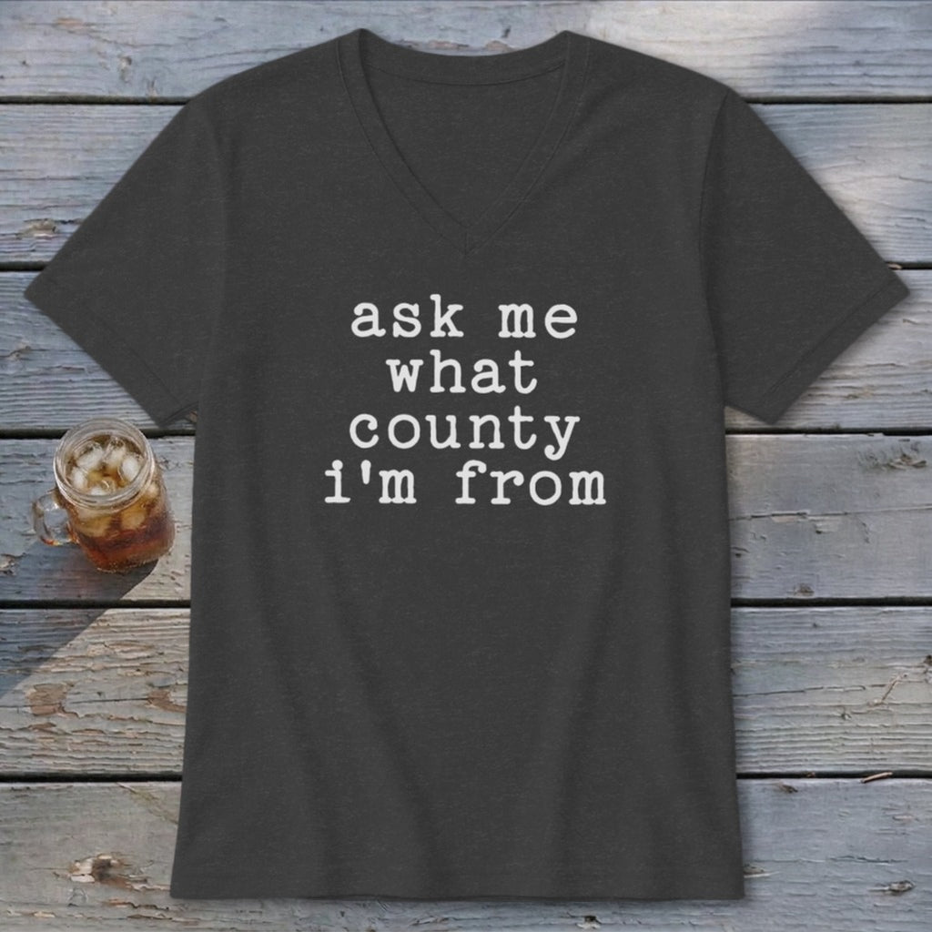 What County V-neck