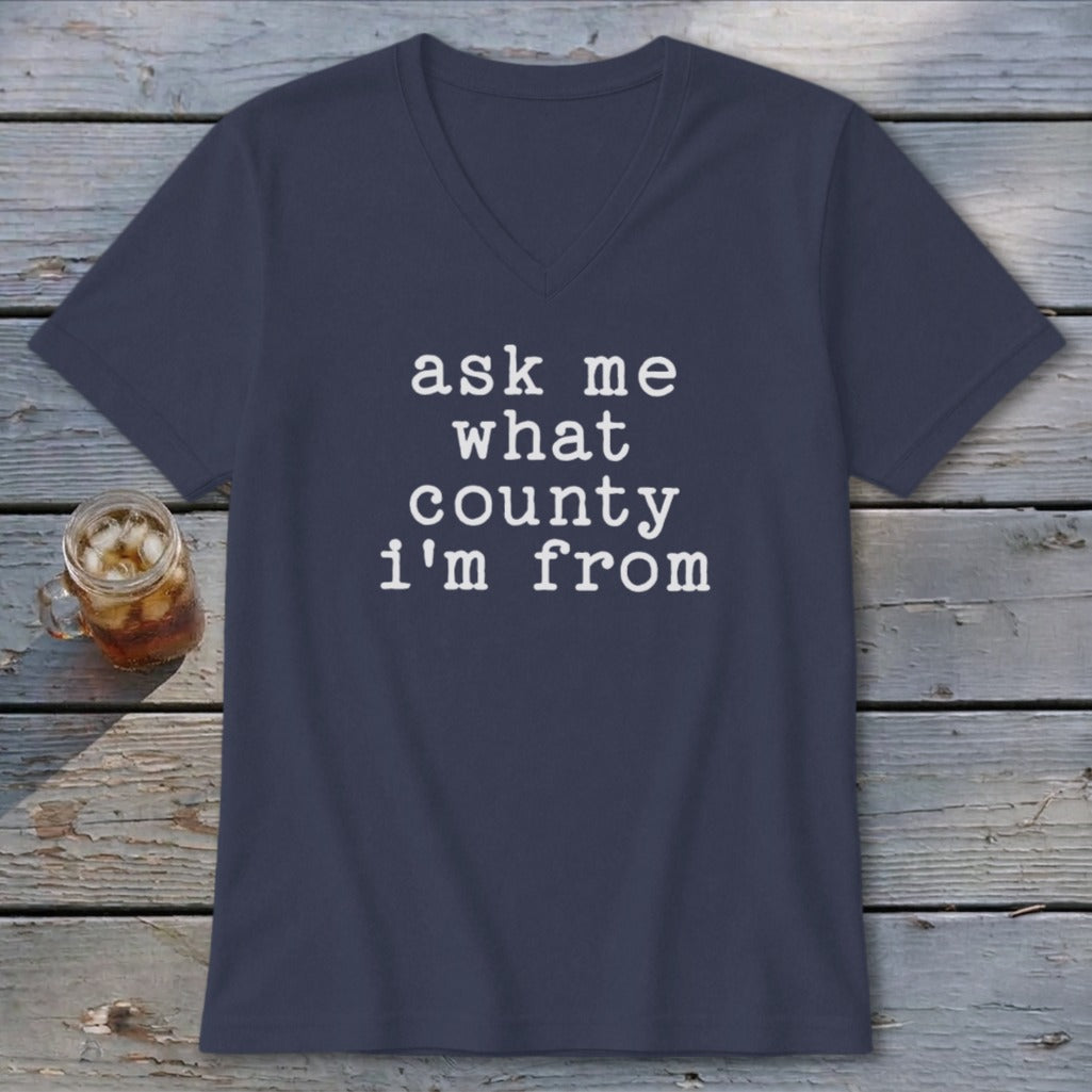 What County V-neck