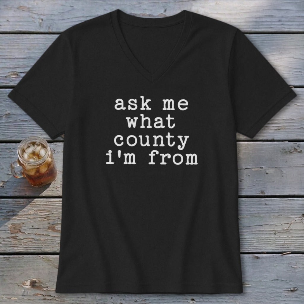What County V-neck