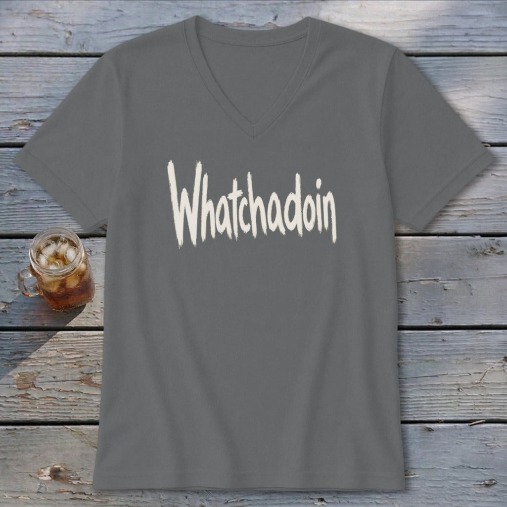 Whatchadoin V-neck