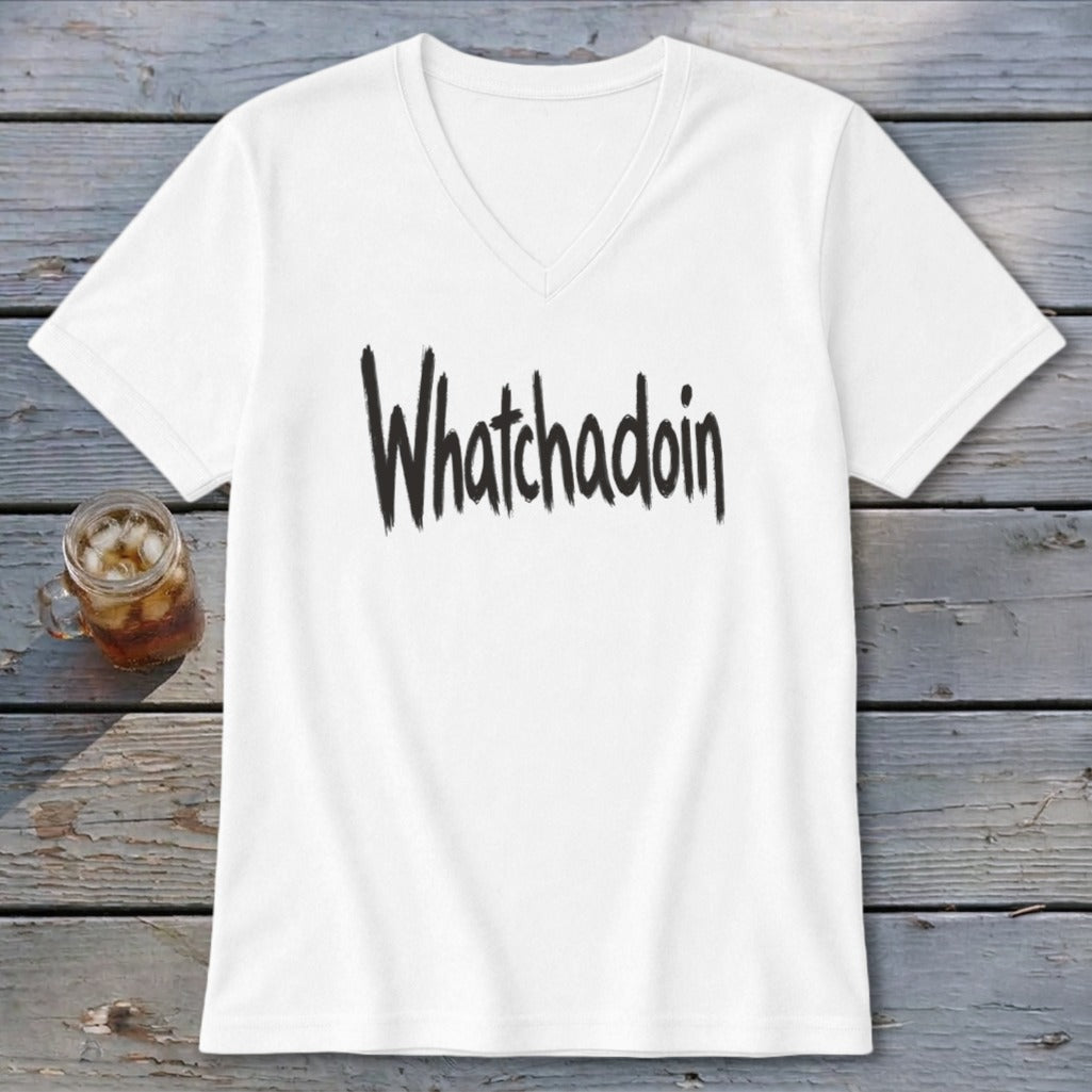 Whatchadoin V-neck