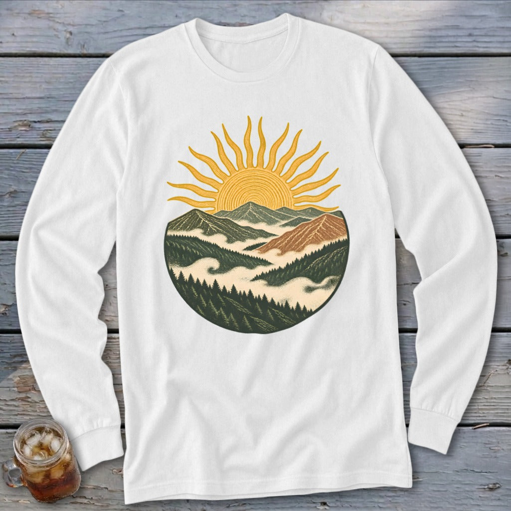 When the Hills Smoke Long Sleeve Tee