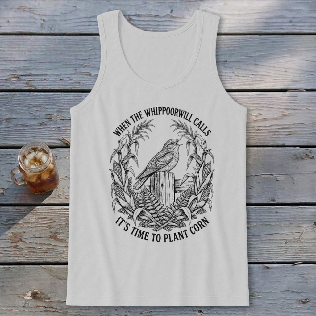Whippoorwill Planting Sign Tank Top