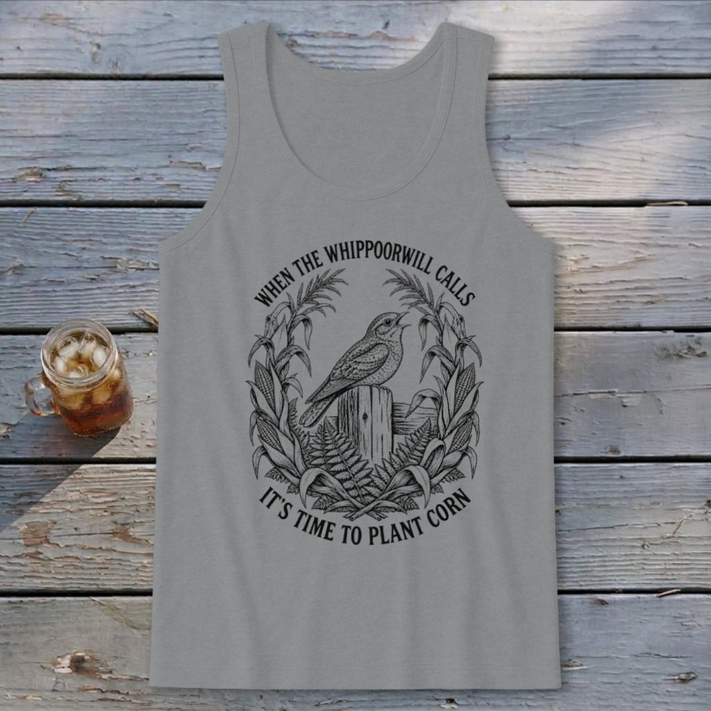Whippoorwill Planting Sign Tank Top