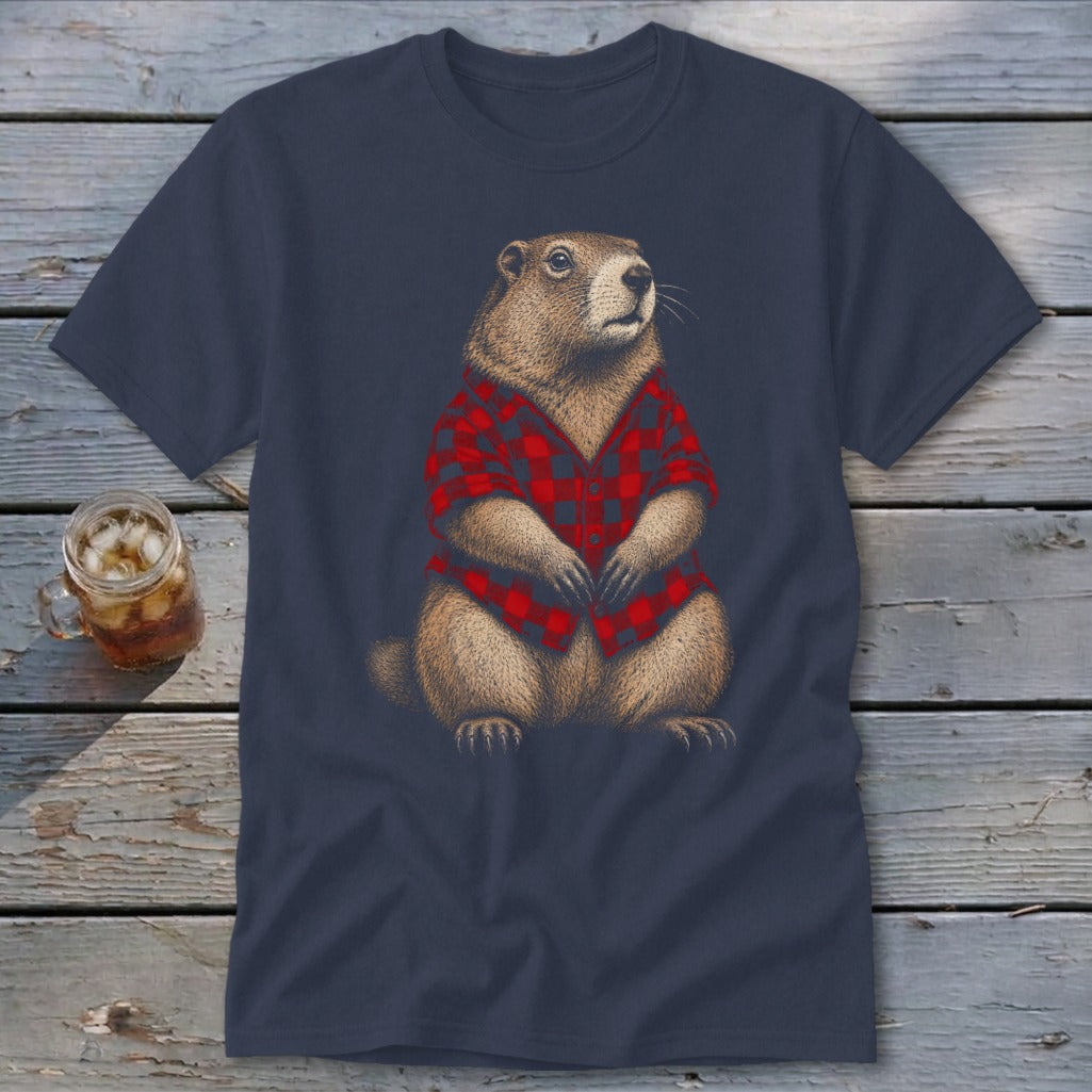 Whistle Pig in Flannel Classic Tee