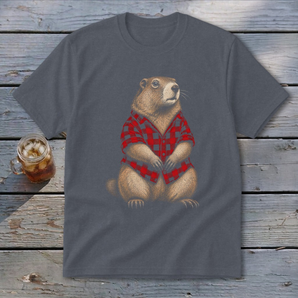 Whistle Pig in Flannel Youth Tee