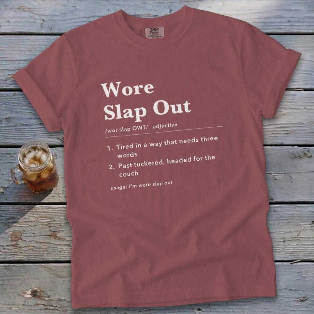 Wore Slap Out Definition Signature Tee