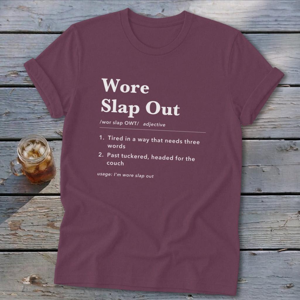 Wore Slap Out Definition Softstyle Tee