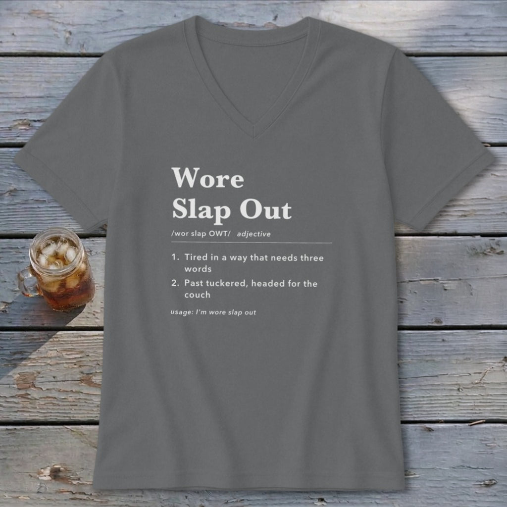 Wore Slap Out Definition V-neck