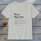 Wore Slap Out Definition V-neck