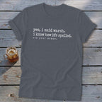 Yes, I Said Warsh Softstyle Tee