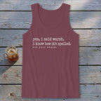 Yes, I Said Warsh Tank Top